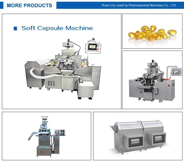 Soft Gel Gelatin Capsule Softgel Encapsulation Paintball Making Pharmaceutical Filling Packing Machine